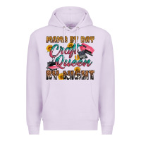 Lilac mama by day craft queen by night Premium Hoodie - RanaPortraitStore