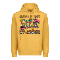Mustard mama by day craft queen by night Premium Hoodie - RanaPortraitStore