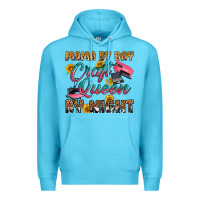 Ocean Blue mama by day craft queen by night Premium Hoodie - RanaPortraitStore