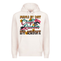 Pale Pink mama by day craft queen by night Premium Hoodie - RanaPortraitStore