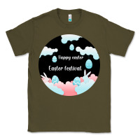 Army Green Happy Easter Classic Tee - Bettercallsaul