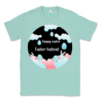 Seafoam Happy Easter Classic Tee - Bettercallsaul