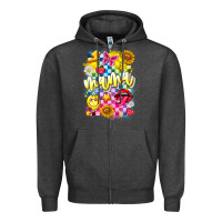 Charcoal Heather Mama Zipper Hoodie - CowhideDigitalArt