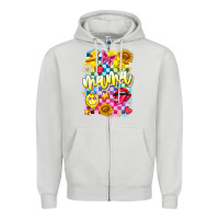 Dove Grey Mama Zipper Hoodie - CowhideDigitalArt