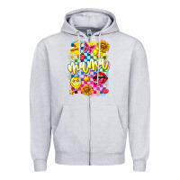 Heather Grey Mama Zipper Hoodie - CowhideDigitalArt
