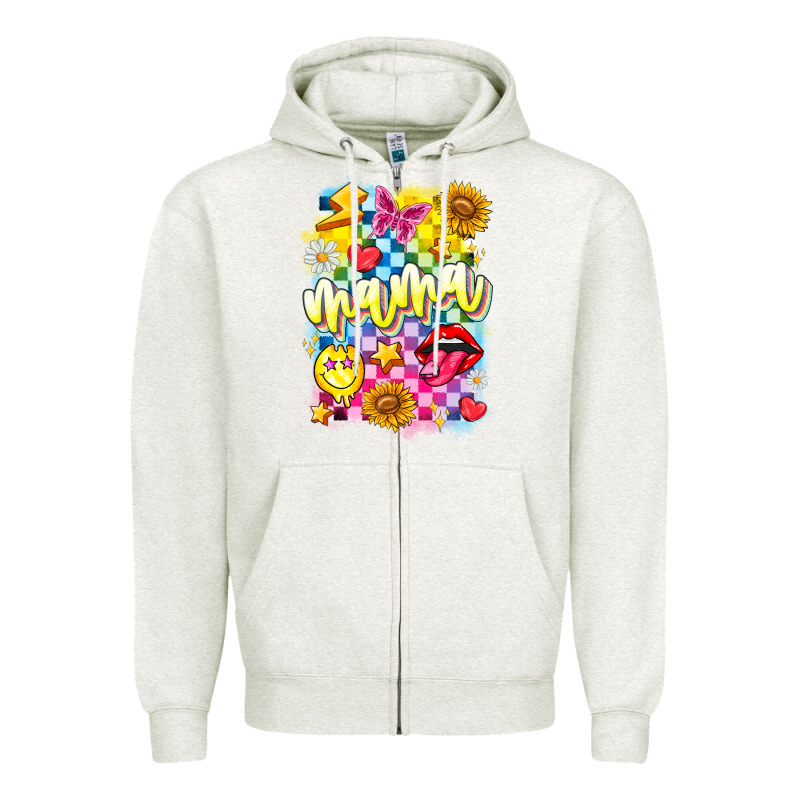 Mama Zipper Hoodie by CowhideDigitalArt | Teevron