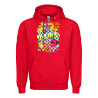 Red Mama Zipper Hoodie - CowhideDigitalArt