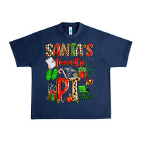 Navy santa's favorite pt Urban Heavy Tee - texasbilliewilder