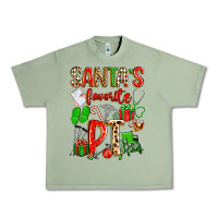 Oil Green santa's favorite pt Urban Heavy Tee - texasbilliewilder