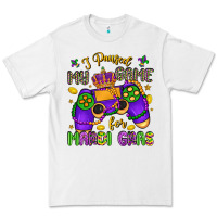White i paused my game for mardi gras Premium Tee - LillyAllenDesigns