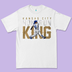 Salvador Pérez Home Run King Premium Tee Designed By Lanvoart