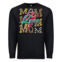 Black Mom Race Premium Sweatshirt - RacoonDesign