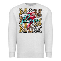 Oatmeal Heather Mom Race Premium Sweatshirt - RacoonDesign