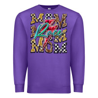 Purple Mom Race Premium Sweatshirt - RacoonDesign