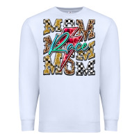 White Mom Race Premium Sweatshirt - RacoonDesign