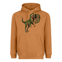 Meerkat Dilophosaurus Heavyweight Hoodie - LillyAllenDesigns