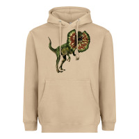 Mushroom Dilophosaurus Heavyweight Hoodie - LillyAllenDesigns