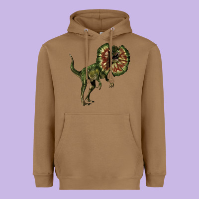 Dilophosaurus Heavyweight Hoodie Designed By Lillyallendesigns