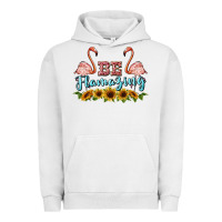Pigment Lunar Rock be flamezing flamingo Urban Hoodie - BarkalooDesign