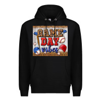 Black game day vibes tumbler Premium Hoodie - BundleAndBundleShop