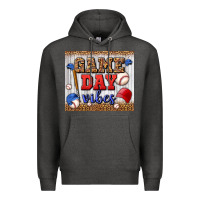 Charcoal Heather game day vibes tumbler Premium Hoodie - BundleAndBundleShop