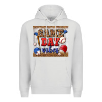 Dove Grey game day vibes tumbler Premium Hoodie - BundleAndBundleShop