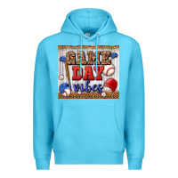 Ocean Blue game day vibes tumbler Premium Hoodie - BundleAndBundleShop