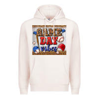 Pale Pink game day vibes tumbler Premium Hoodie - BundleAndBundleShop
