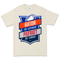Bone retro gator on saturday patriot on sunday gainesville gift Premium Tee - lanVoArt