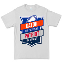 Dove Grey retro gator on saturday patriot on sunday gainesville gift Premium Tee - lanVoArt