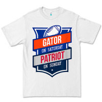 White retro gator on saturday patriot on sunday gainesville gift Premium Tee - lanVoArt