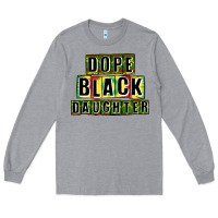 Heather Grey dope black daughter Long Sleeve Tee - CowGirlArtShop