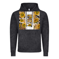 Vintage Black western mother's day mini with cowhide and sunflowers tumbler tbs Vintage Hoodie - TumblerDesignByShophia
