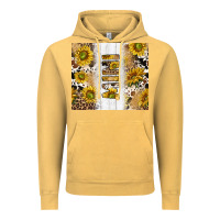 Vintage Mustard western mother's day mini with cowhide and sunflowers tumbler tbs Vintage Hoodie - TumblerDesignByShophia