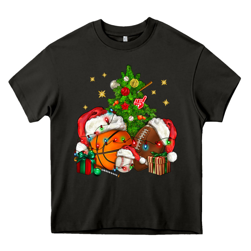 Christmas Sports Bbs Heavy Core Tee by BundleAndBundleShop | Teevron