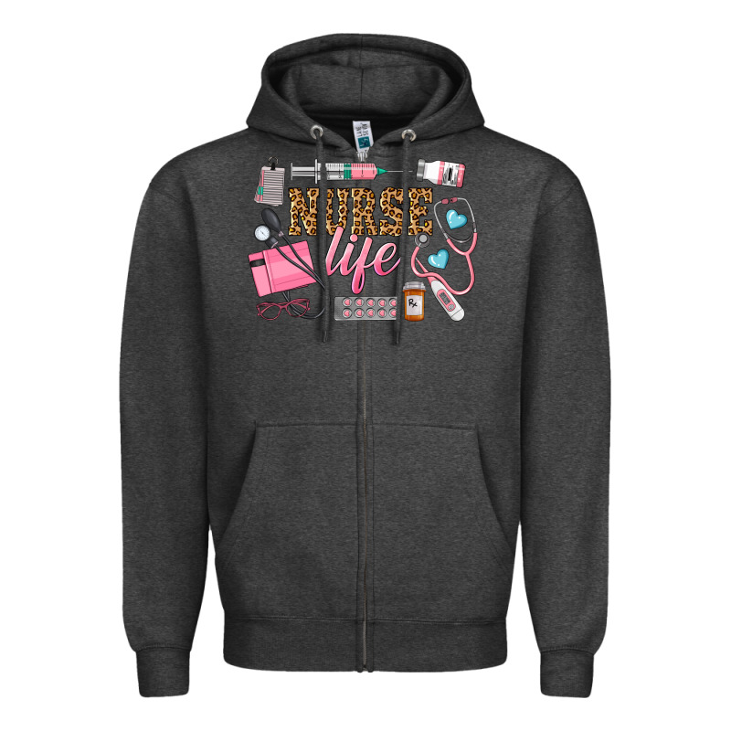 Western Nurse Life Zipper Hoodie by LillyAllenDesigns | Teevron