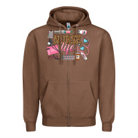 Chestnut Western Nurse Life Zipper Hoodie - LillyAllenDesigns