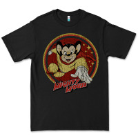 Black distressed mighty Premium Tee - lanVoArt