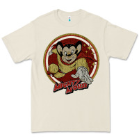 Bone distressed mighty Premium Tee - lanVoArt