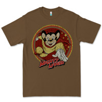 Cacao distressed mighty Premium Tee - lanVoArt