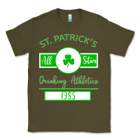 Army Green Drinking Athletics Classic Tee - Bettercallsaul
