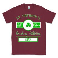 Burgundy Drinking Athletics Classic Tee - Bettercallsaul