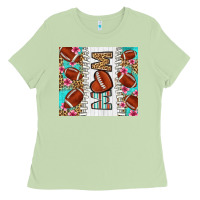 Matcha american football mom Ladies Tee - LillyAllenDesigns