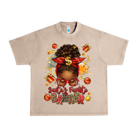 French Oak santa favorite banker afro messy bun Urban Heavy Tee - texasbilliewilder