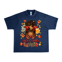 Navy santa favorite banker afro messy bun Urban Heavy Tee - texasbilliewilder