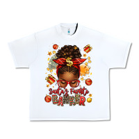 White santa favorite banker afro messy bun Urban Heavy Tee - texasbilliewilder