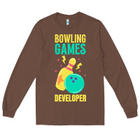 Chestnut Bowling Games Developer Long Sleeve Tee - lanVoArt