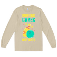 Mushroom Bowling Games Developer Long Sleeve Tee - lanVoArt