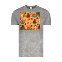 Cloud Rock Fall Pumpkins Autumn Coffee Vintage Tee - texasbilliewilder