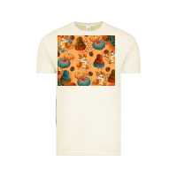 Vintage Arctic Fall Pumpkins Autumn Coffee Vintage Tee - texasbilliewilder